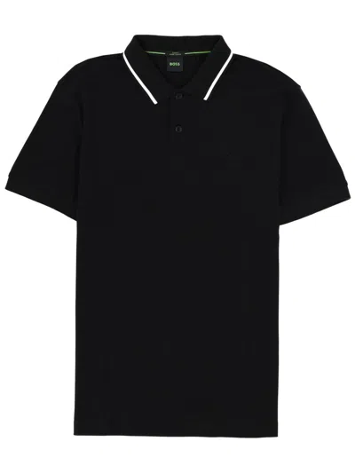 Hugo Boss Boss Polo With Logo In Black