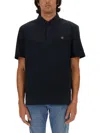 Hugo Boss Polo With Logo In Blue