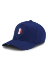 Hugo Boss Boss Poulin Lux Flag Patch Adjustable Baseball Cap In Red