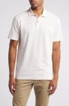 HUGO BOSS BOSS PRESS COTTON AND LINEN POLO