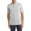 HUGO BOSS BOSS PRESS HEATHERED LINEN PIQUÉ POLO