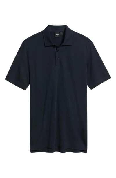 Hugo Boss Boss Press Polo In Dark Blue