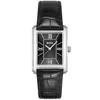 Hugo Boss Boss Principle Dress Leather Watch Black In Black