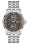 Hugo Boss Boss Principle Master Chronograph Watch, 41mm In Gray