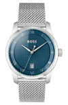 Hugo Boss Boss Principle Mesh Strap Watch, 41mm