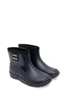 Hugo Boss Boss Rain Boots In Blue