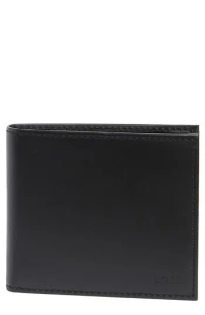 Hugo Boss Boss Randy Leather Bifold Wallet In Black