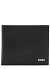 Hugo Boss Boss Randy Leather Wallet In Black