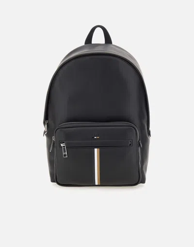 Hugo Boss Boss Ray Black Imitation Leather Backpack