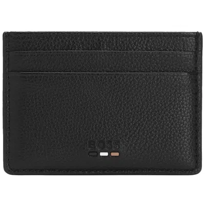 Hugo Boss Boss Ray Faux Leather Card Holder Black