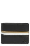 Hugo Boss Boss Ray Slim Bifold Wallet In Black