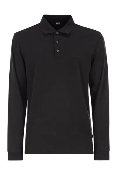 HUGO BOSS BOSS REGULAR FIT POLO SHIRT IN INTERLOCK COTTON