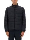 Hugo Boss Boss Regular Fit Water Repellent Jacket In Blue