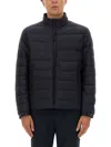 Hugo Boss Boss Regular Fit Water Repellent Jacket In Blue