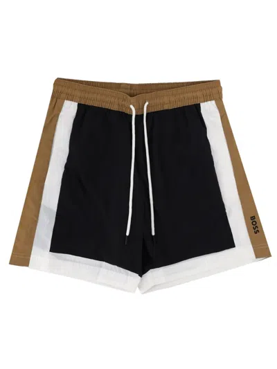 Hugo Boss Remy Swimsuit In Multi