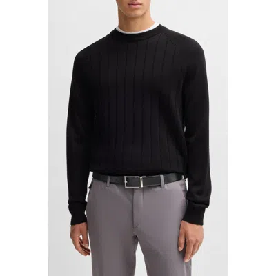 Hugo Boss Boss Reversible Leather Belt In Black