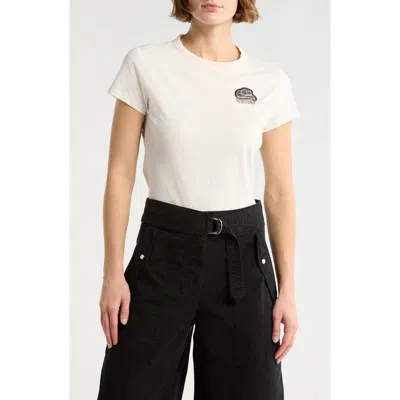 Hugo Boss Boss Rhinestone Embellished Short Sleeve T-shirt In White