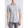 Hugo Boss Boss Roan Floral Short Sleeve Stretch Button-up Shirt