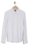 Hugo Boss Boss Roan Kent Long Sleeve Button-up Shirt In White