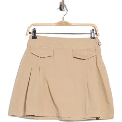 Hugo Boss Boss Robano Cotton Skirt In Neutral