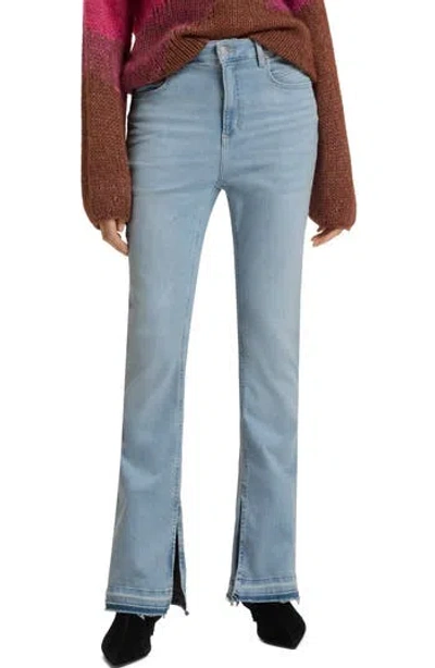 Hugo Boss Boss Rosa Split Bootcut Jeans In Bt Bu