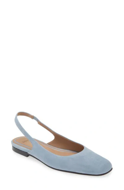 Hugo Boss Boss Rose Slingback Flat In Medium Grey