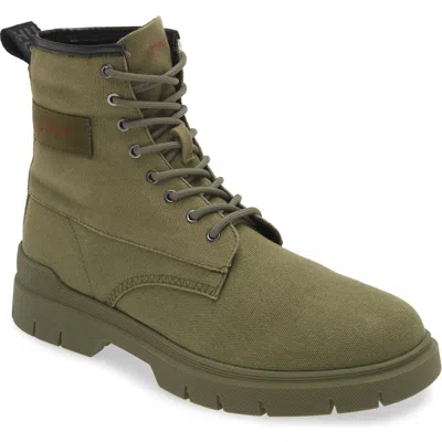 Hugo Boss Boss Ryan Lace-up Boot In Dark Green