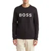 Hugo Boss Boss Salbo Pullover Sweatshirt In Black