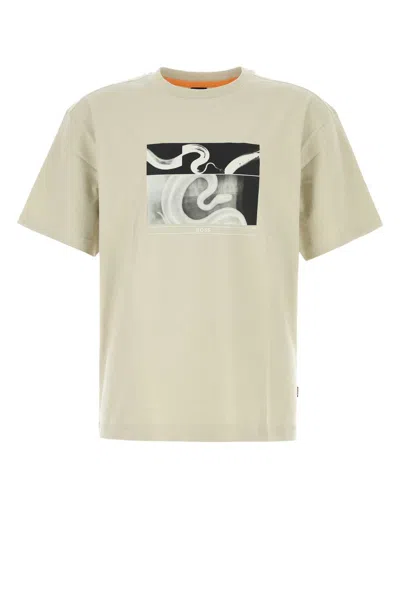 Hugo Boss Boss Sand Cotton T-shirt