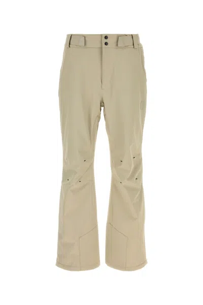 Hugo Boss Stretch Nylon Trousers Featuring Ventilation Zippers In Neutral