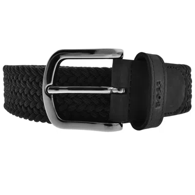Hugo Boss Boss Sash Woven Belt Black