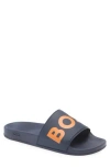 Hugo Boss Boss Sean Slide Sandal In Multi