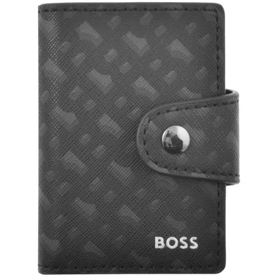 Hugo Boss Boss Secrid Rfid Leather Card Holder Black