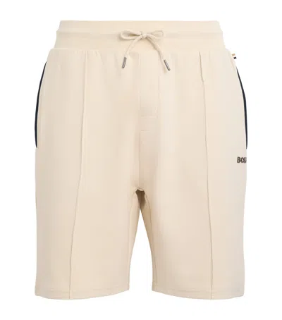 Hugo Boss Boss Sense Sweatshorts In White