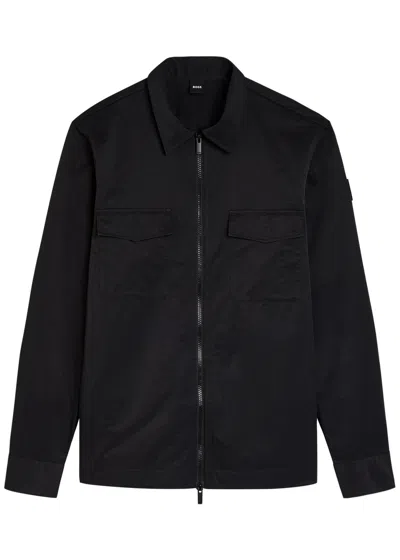 Hugo Boss Hugo Evalom Water Repellent Jacket In Black
