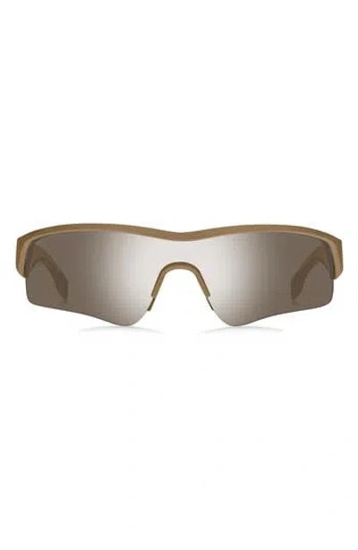 Hugo Boss Boss Shield Sunglasses In Beige