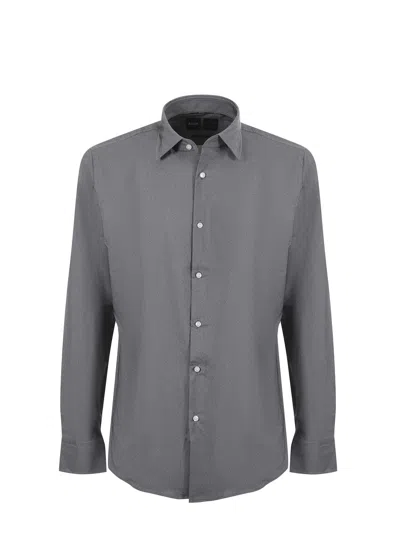 Hugo Boss Boss Shirt In Gray