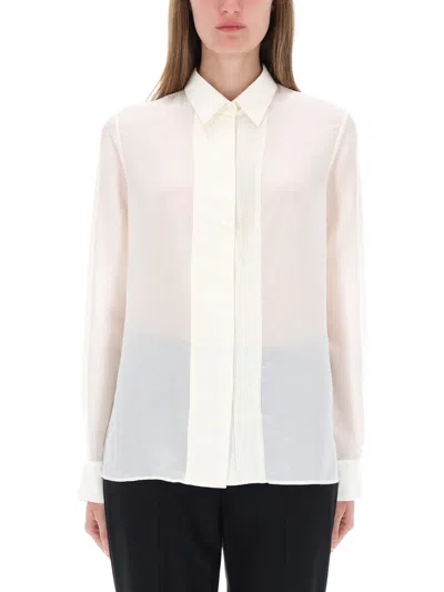 HUGO BOSS BOSS SHIRT WITH RIBBED PLEATS