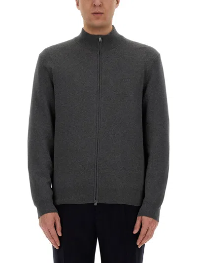 HUGO BOSS BOSS SHIRT WITH ZIP.
