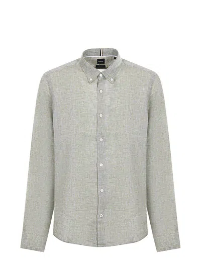 HUGO BOSS BOSS  LINEN SHIRT