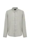 Hugo Boss C-liam Linen Button Down Medium Green