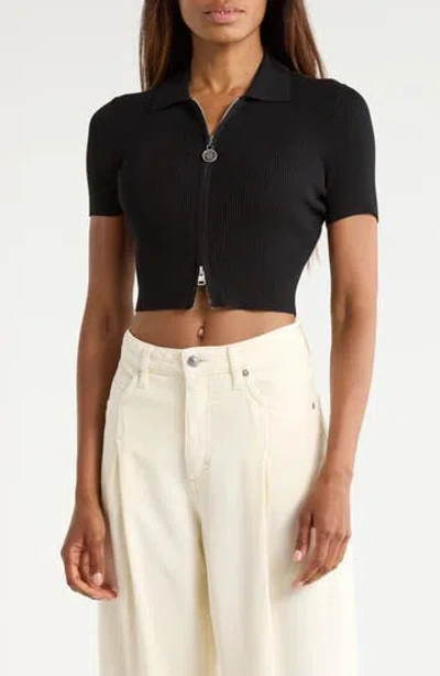 Hugo Boss Boss Sholer Knit Top In Black