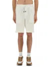 Hugo Boss Boss Short Lpeetlplrdss252 In White