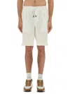Hugo Boss Boss Short Lpeetlplrdss252 In White