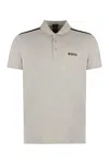 Hugo Boss Performance-stretch Polo Shirt With Contrast Logo