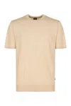 Hugo Boss Boss Short Sleeve Sweater In Neutral