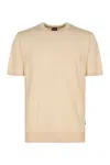 Hugo Boss Boss Short Sleeve Sweater In Neutral