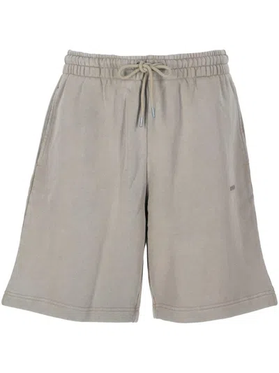 Hugo Boss Cotton Shorts Pockets Comfortable In Gray