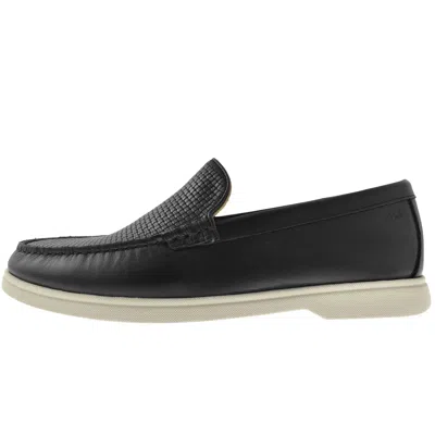 Hugo Boss Boss Sienne Leather Loafers Black