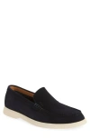 Hugo Boss Boss Sienne Moc Toe Loafer In Blue
